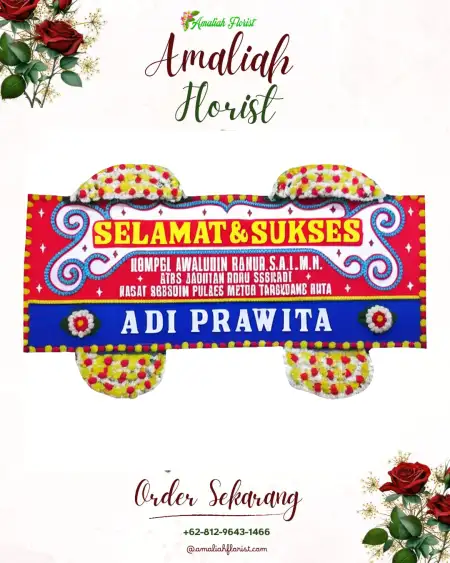 Papan Bunga Ucapan Selamat Selomanik