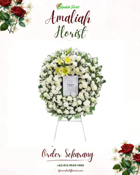 Krans Bunga Duka Selomanik