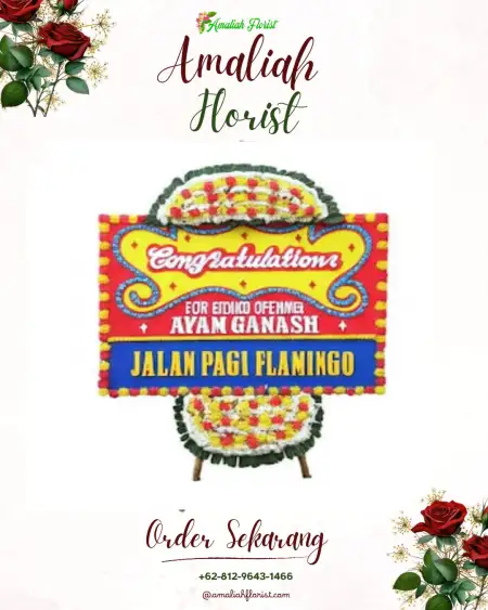 Sewa Papan Bunga Selomanik